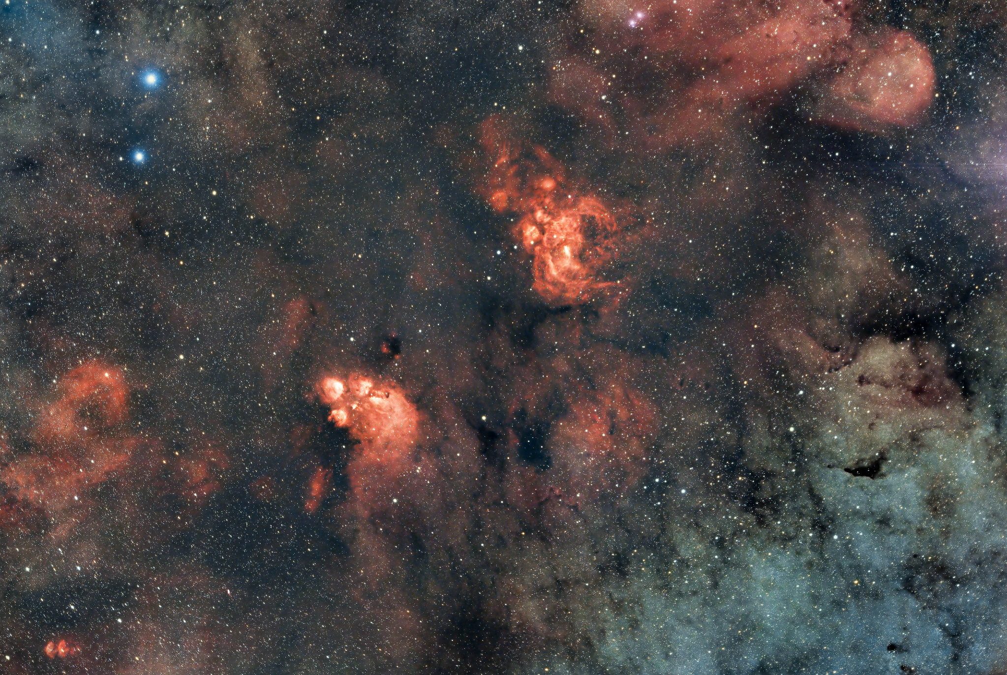 NGC 6334 & 6357